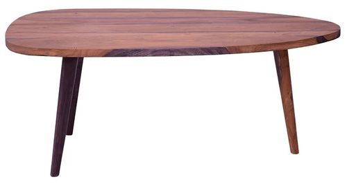 Sirani Dark Sheesham Wood Triangular Coffee Table