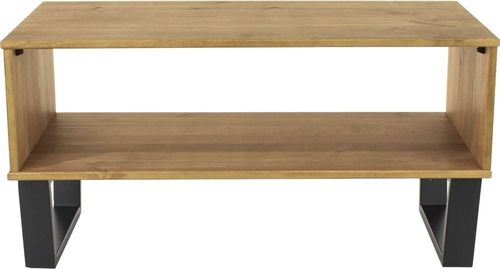 Texas Industrial Style Oak Effect Open Coffee Table