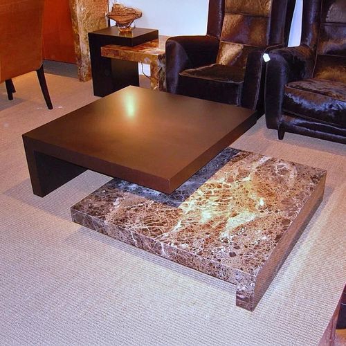 Twin Coffee Table - Square - Marble - Variation Available