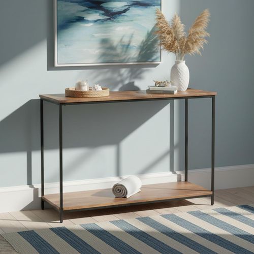 Fowey Console Table - Brown Mango Wood