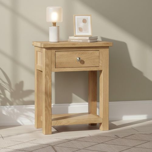 Appleby Console Table - 1 Drawer - Small - Oak