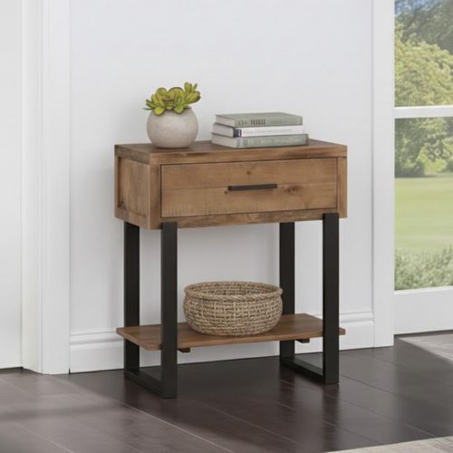 Pembroke Console Table - 1 Drawer - Rustic Pine