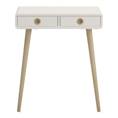 Clearance - Softline Console Table - 2 Drawer - Off White - A514