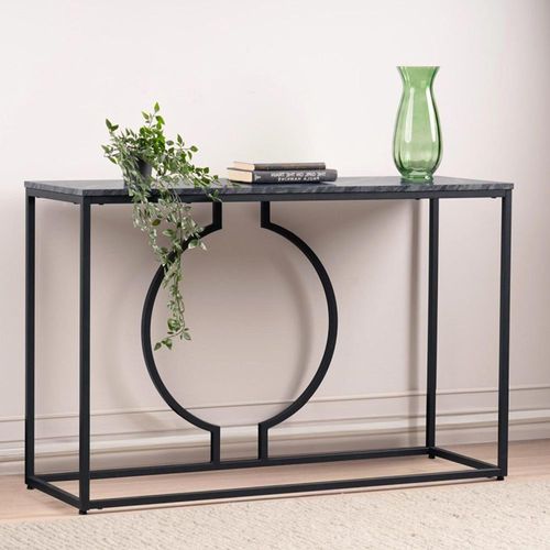 Alora Console Table - Marble Effect and Metal