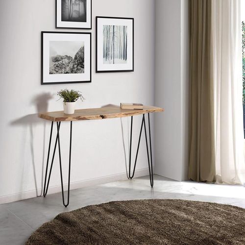 Avellino Console Table - Solid Acacia - Hairpin Legs