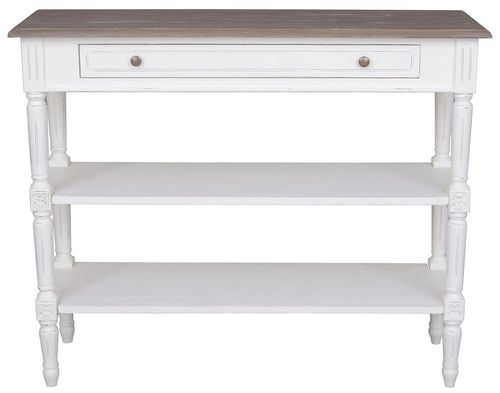 Delphine French Off-White Painted Console Table
