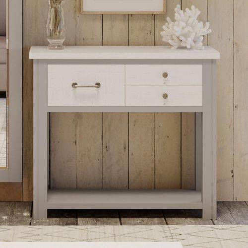 Greystone Reclaimed Wood Console Table - 3 Drawer