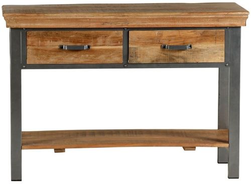 Jammu Industrial 2 Drawer Console Table