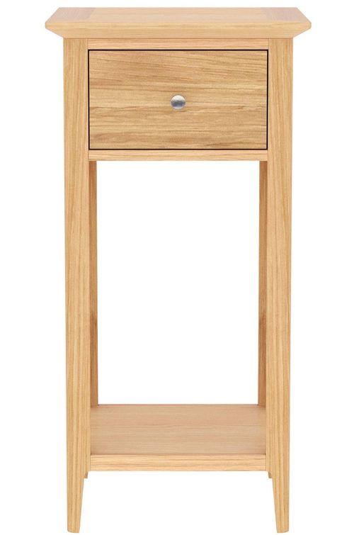 Selene Oak 1 Drawer Hall Table