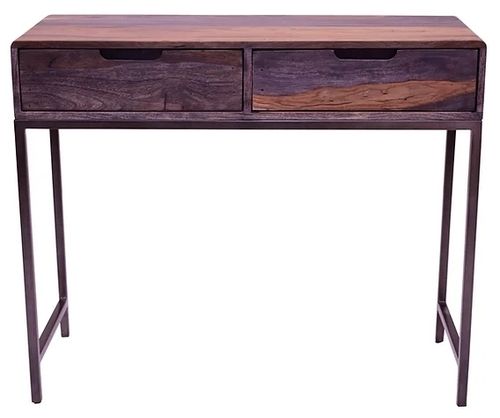 Sirani Dark Sheesham Wood 2 Drawer Console Table