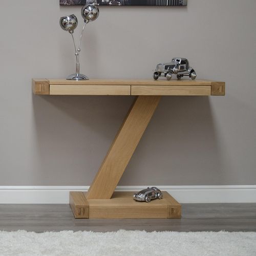 Z Designer Console Table - Large - Oak