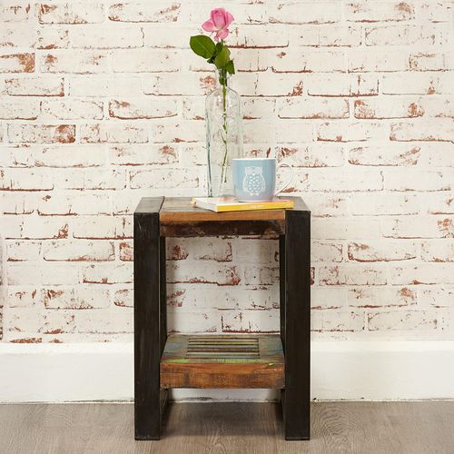 Urmston Chic Reclaimed Low Lamp Table