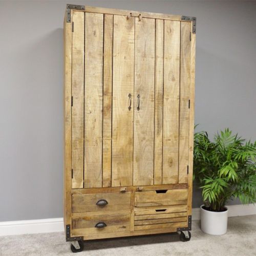 Dutch Mango Wood Large Storage Cabinet