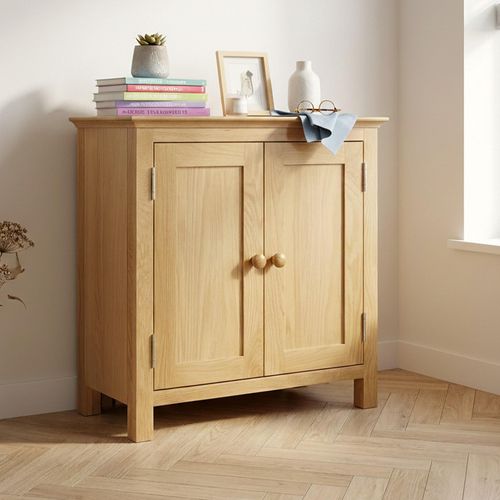 Arlington Small Cabinet - 2 Door - Oak