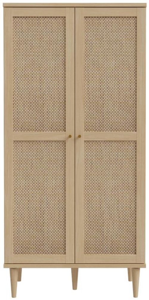 Calasetta Rattan 2 Door Hall Cabinet