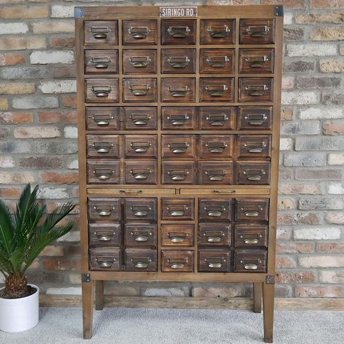 Apothecary Cabinet - 2 Door - Multi Drawer - Wooden
