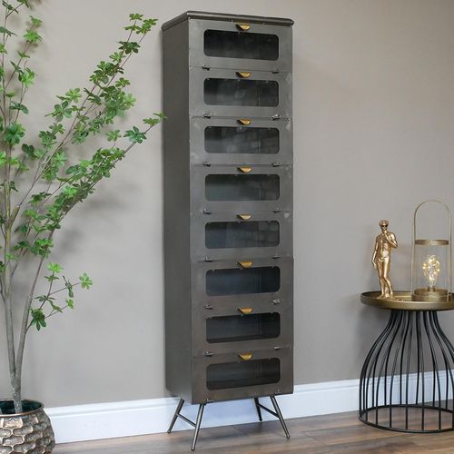 Storage Unit - Metal and Glass