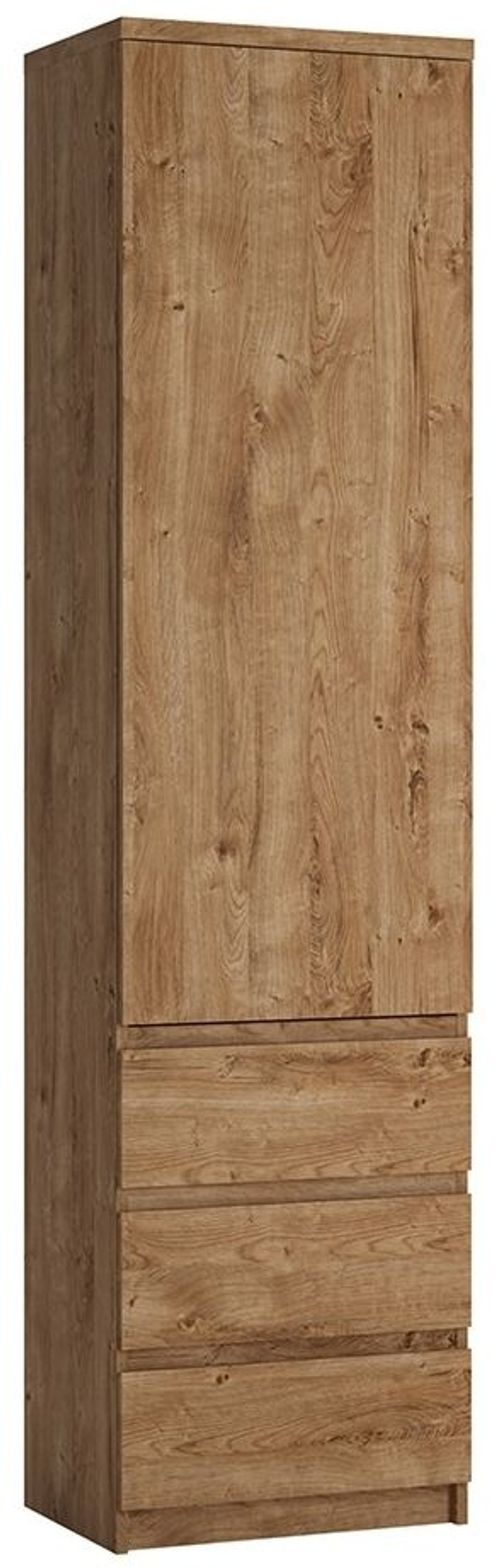 Fribo Oak Effect 1 Door Narrow Cabinet
