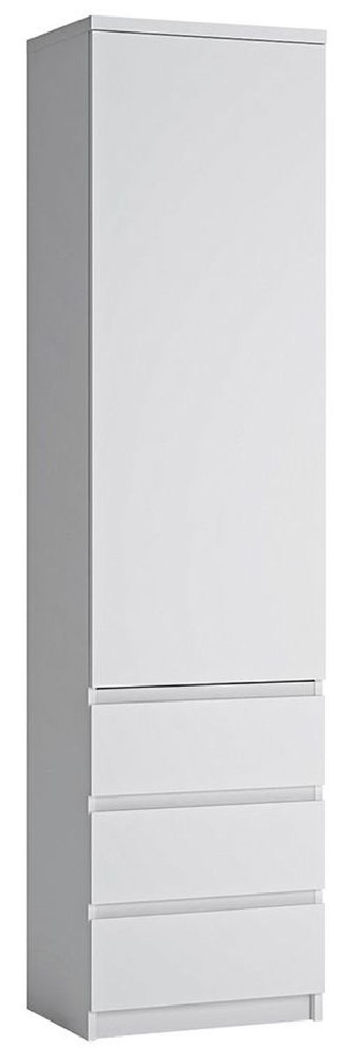Fribo White 1 Door Narrow Cabinet
