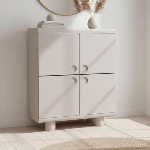 Magee Hall Cabinet - 2 Door - Grey