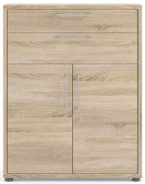 Prima Oak Effect 2 Door 2 Drawer Cabinet