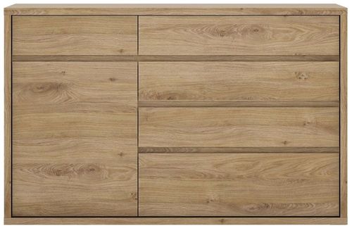 Shetland Oak Effect 1 Door Wide Cabinet