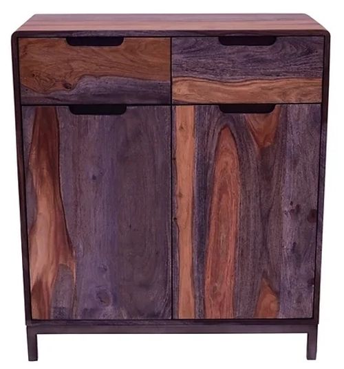 Sirani Dark Sheesham Wood 2 Door Hall Cabinet