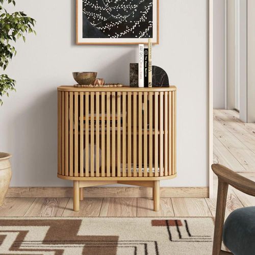 Soho Cupboard - 2 Door - Slatted - Oak