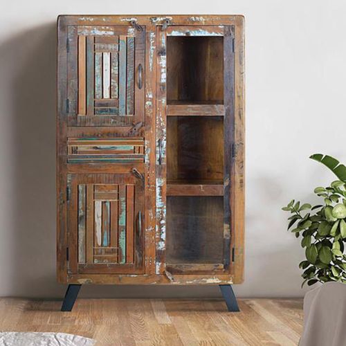 Texas Hall Cabinet - Recycled Wood - 3 Door