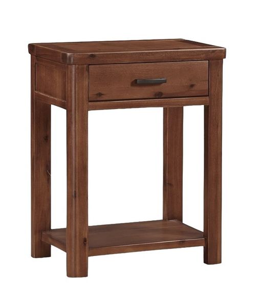 Andorra Dark Acacia 1 Drawer Console Table