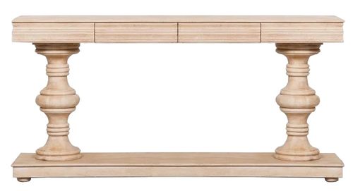 Mango Wood 2 Drawer Large Console Table