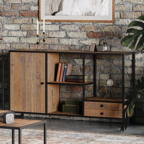 Olmsted Reclaimed Wood Open Console Table