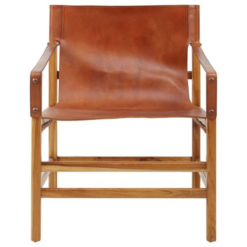 Kendari Armchair - Brown Leather