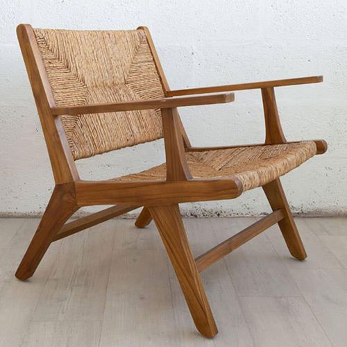 Lovina Armchair - Teak Wood and Rattan