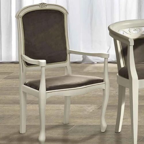Nostalgia Armchair - Eco Leather Nabuk - Bianco Antico