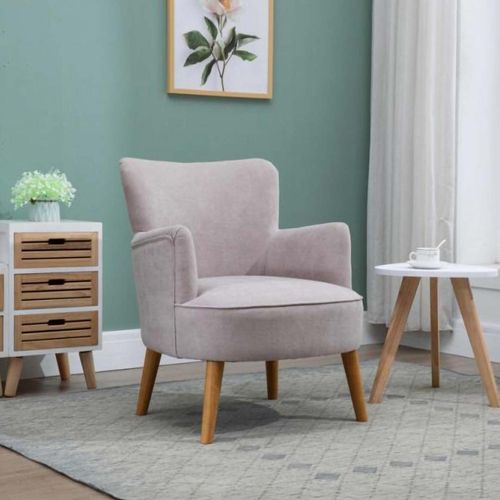 Keira Armchair - Pearl Grey Fabric