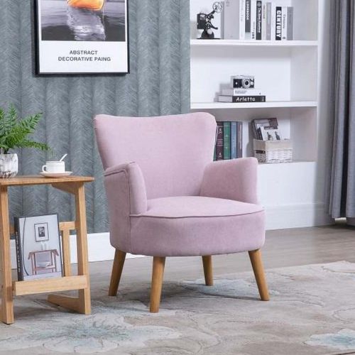 Keira Armchair - Violet Fabric