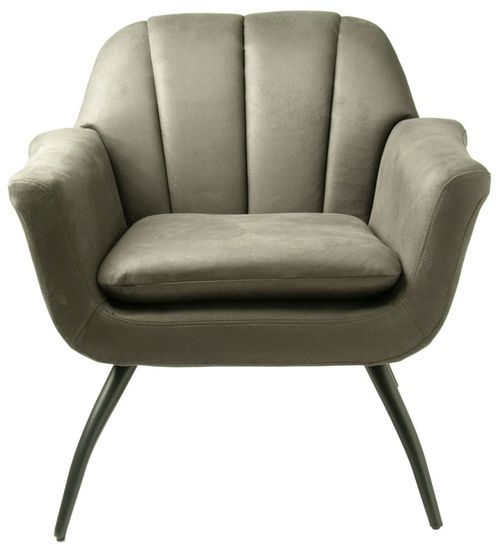 Amalfi Grey Fabric Accent Chair