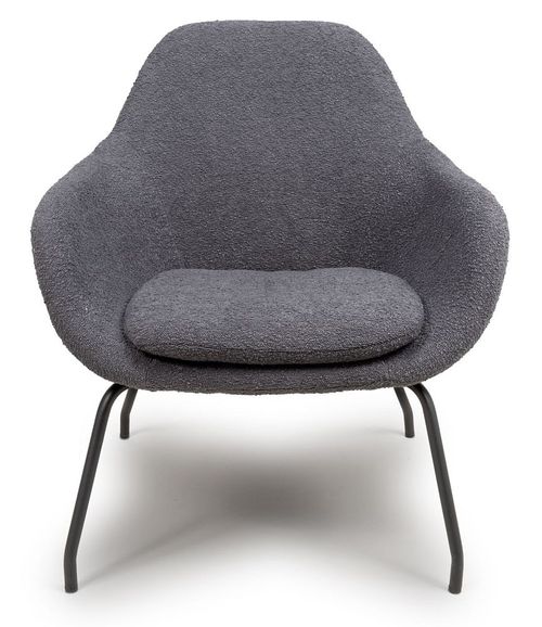 Moby Accent Chair - Grey Fabric