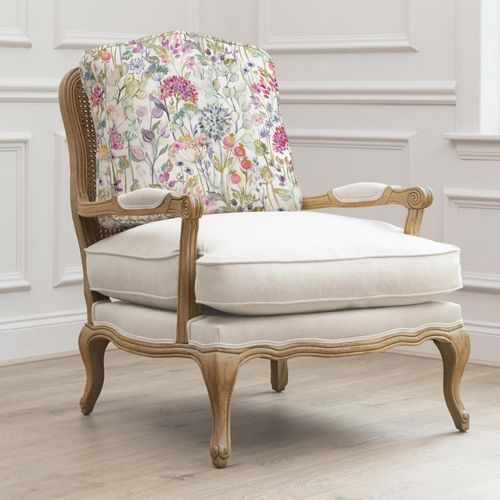 Hedgerow Florence Armchair - Oak and Lotus - Printed