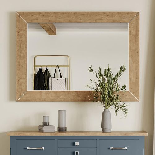 Stafford Blue Wall Mirror - 81cm x 111cm