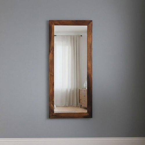 Cube Sheesham Bedroom Mirror - 40cm x 130cm
