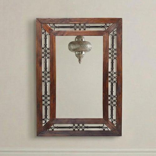 Indian Sheesham Wall Mirror - 106cm x 72cm