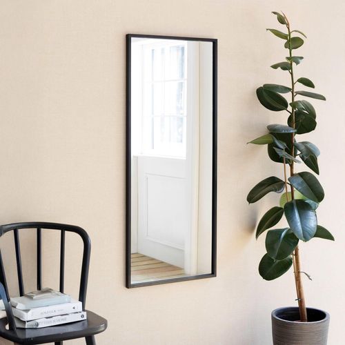 Avening Rectangular Wall Mirror 50x120cm Black