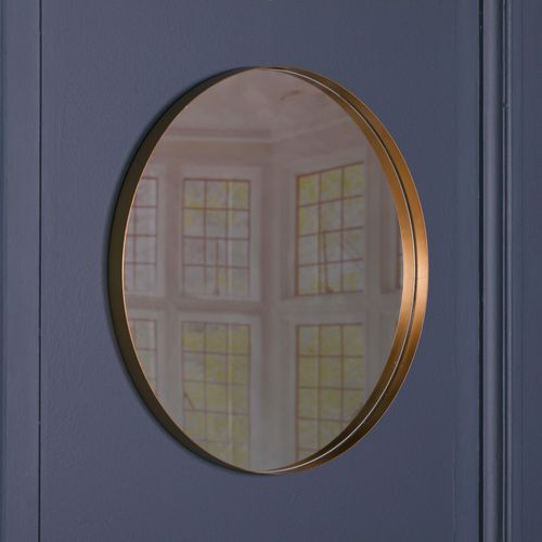Wall Mirror - Gold - Round - 80cm x 80cm