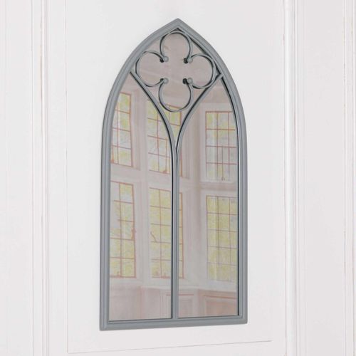 Elberon Wall Mirror - Grey - Arch - 48.5cm x 90cm