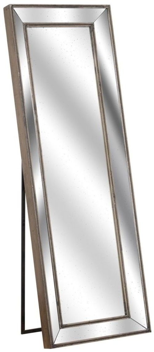 Ingham Antique Metallic Cheval Mirror - 62cm x 180cm