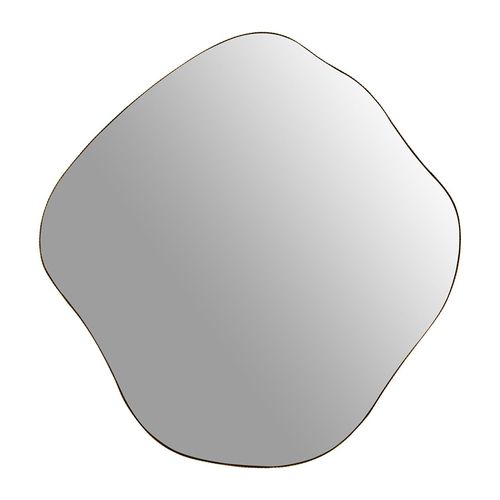 Organic Wall Mirror - Champagne Metal - Abstract - 59cm x 61cm