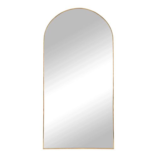 Madrid Mirror - Arch - Floor Standing - Brass - 90cm x 180cm