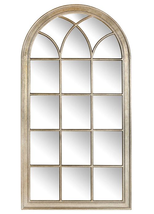 Isabella Wall Mirror - Gold and Champagne - Arch - 94cm x 175cm